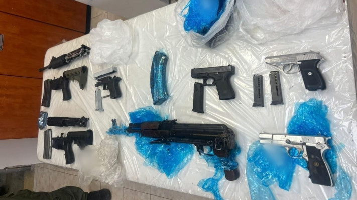 אמל''ח בלתי חוקי שנתפס