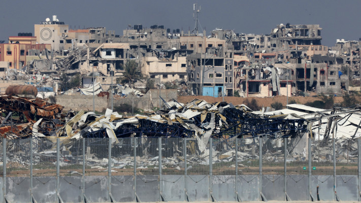 הרס בעיר עזה (צילום: AFP via Getty Images)
