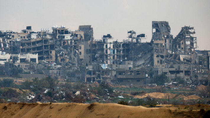 הרס בעזה (צילום: REUTERS/Amir Cohen)