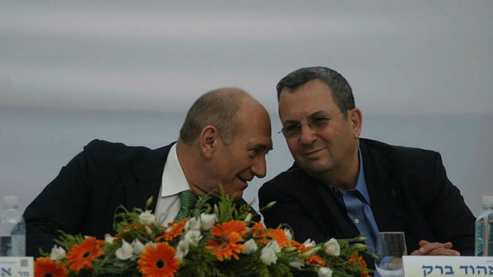 אהוד אולמרט, אהוד ברק  (צילום: פלאש 90)