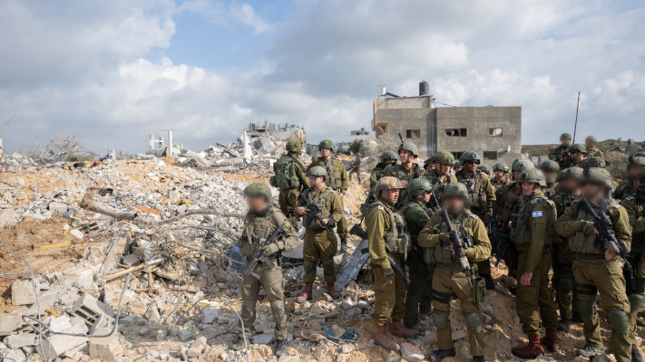 זירת האסון בעזה