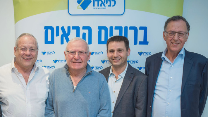  ז'ק בר, נדב חן, עמוס ידלין, קובי שליסל (צילום: אילן ספירא)