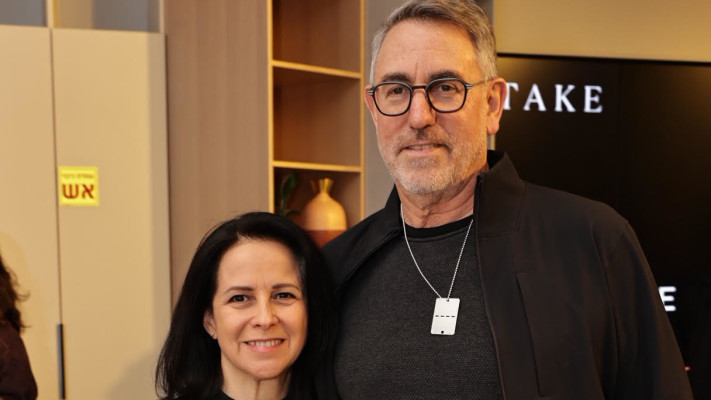 שוקי שוורץ, יפעת גוריון (צילום: רפי דלויה)