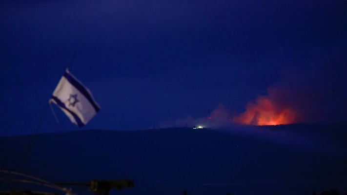 תקיפה בלבנון (צילום: REUTERS/Ammar Awad)