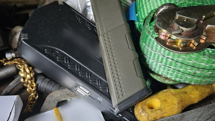 אמל''ח שנתפס בכפר קאסם