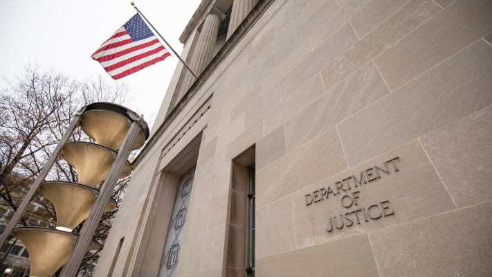 משרד המשפטים האמריקני (צילום: Samuel Corum/Getty Images)