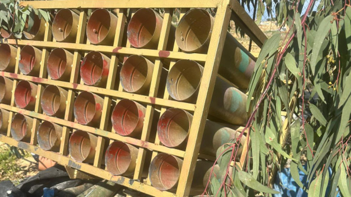 אמצעי הלחימה שאותרו בח'אן יונס 