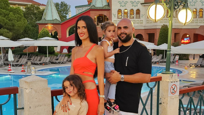 דור שמעון, אשתו והילדות (צילום: צילום פרטי)