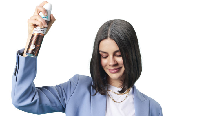 בטיסט שמפו יבש עם צבע