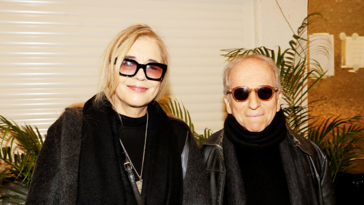 דני סנדרסון וענת עצמון בפרימיירה לסדרה ''טיטו ורוחו'' (צילום: רפי דלויה, HOT)