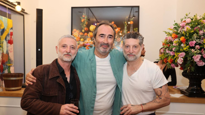 אסף גרניט, יונתן וולף אברמצ'יק ואיל גרניט (צילום: איציק בירן)