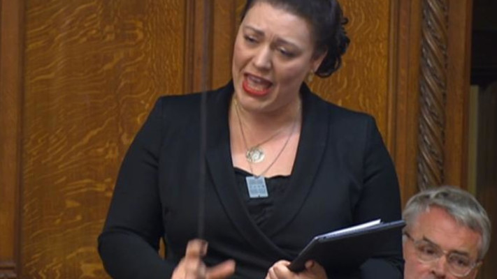 המחווה לחטופים בפרלמנט הבריטי