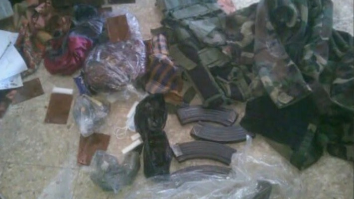 אמצעי הלחימה שאיתרו הלוחמים