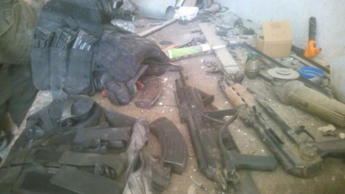 אמצעי הלחימה שאיתרו הלוחמים