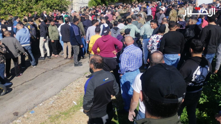 התקהלות באזור תקיפת המכונית בצידון, לבנון