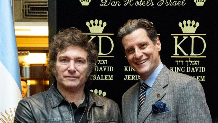 תמיר קוברין, חאבייר מיליי (צילום: מולי גולדברג)