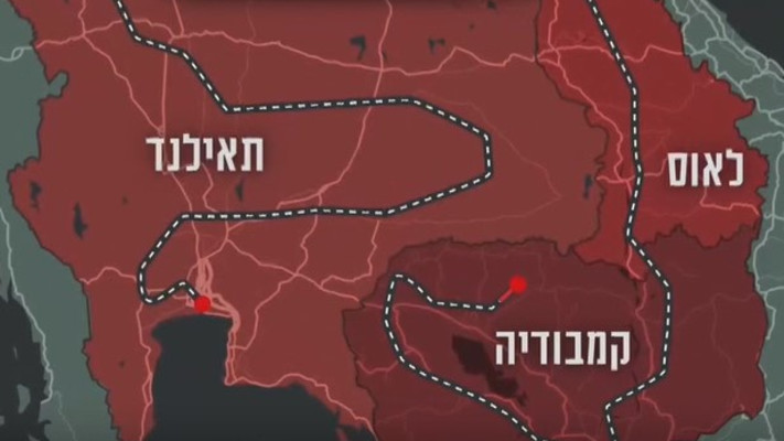 מפת המירוץ בפקין אקספרס (צילום: צילום מסך רשת 13)