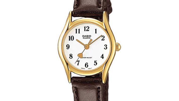 שעון יד עם מחוג לב מבית CASIO, 140 שח, להשיג בחנויות השעונים המובחרות ובאתר היבואן טי אנד איי (צילום: יחצ חול)