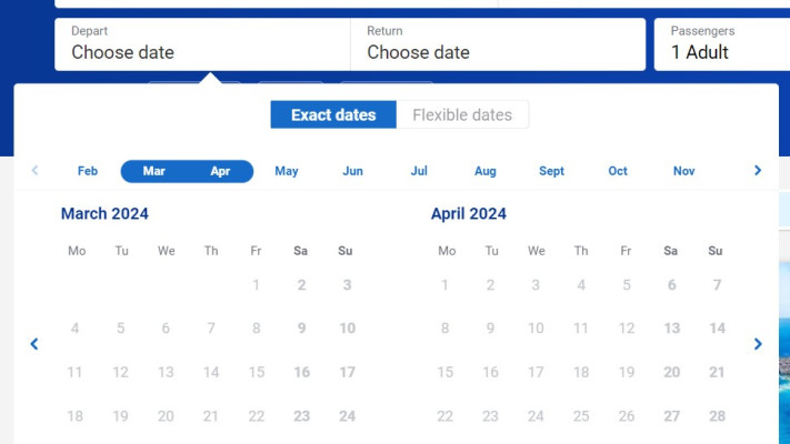 לוח הטיסות הריק
