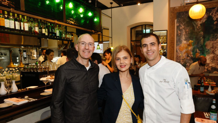 אוראל קמחי,&nbsp;סוניה נסטסה כץ, ניר כץ (צילום: גיא יחיאלי)