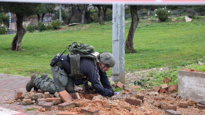 זירת הפגיעה בצפת
