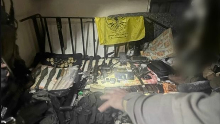 אמצעי לחימה שאותרו על ידי עוצבת הקומנדו