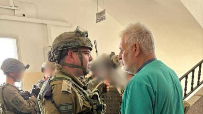 מנהל בית החולים נאצר בח'אן יונס  (צילום: רשתות ערביות)