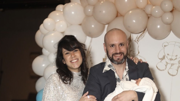 מאי שחר, משה יחזקאל (צילום: מזי שמאילוב)