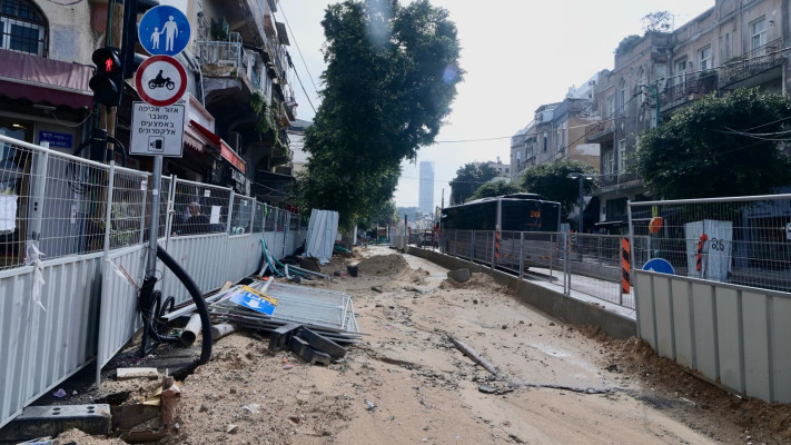 הרכבת הקלה. החפירות מפרות את המאזן האקולוגי