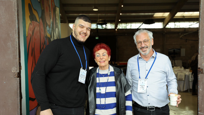 בני דרייפוס, מיכל רובינשטיין שמגר, באסל אמארה (צילום: פאביאן קולדורף)