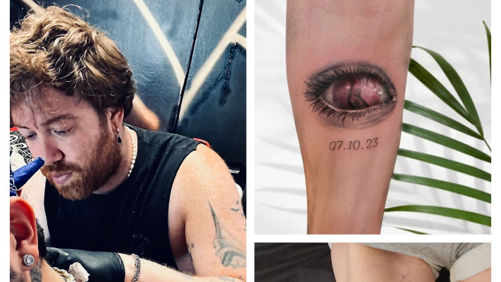 הקעקועים של אדם לב. כל ציור מספר סיפור