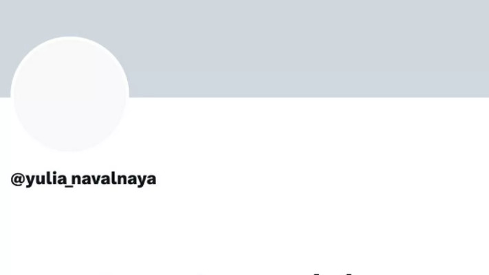 חשבונה של יוליה נבלני, לאחר שנחסם