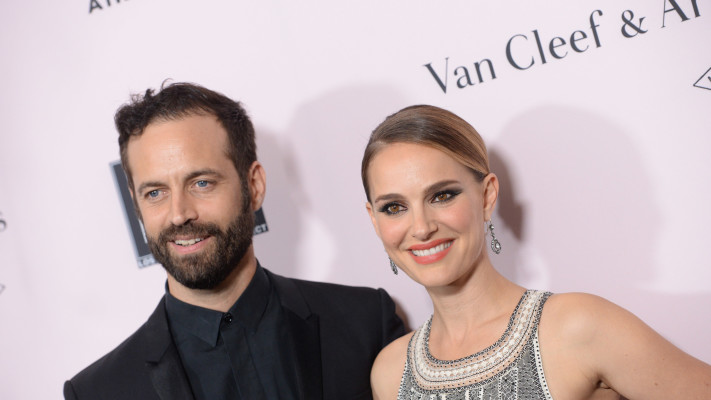 נטלי פורטמן, בנג׳מין מילפייה (צילום:  Vivien Killilea gettyimages)