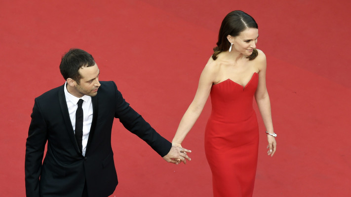 נטלי פורטמן, בנג׳מין מילפייה (צילום: LOIC VENANCE..GettyImages)