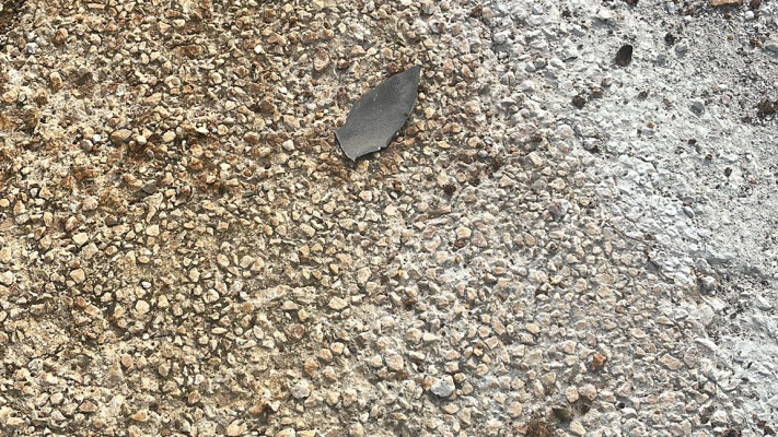 שברי יירוט שנפלו במושב מרגליות