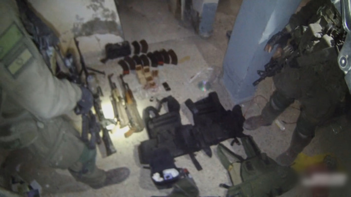 אמצעי לחימה שאותרו במרחב חאן יונס