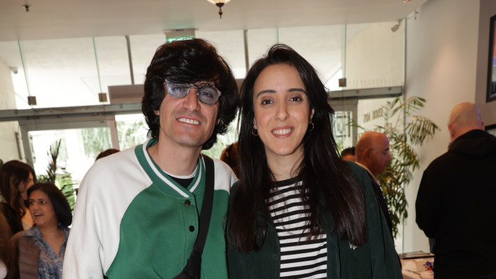 פרלה דנוך, מני ממטרה (צילום: רפי דלויה)