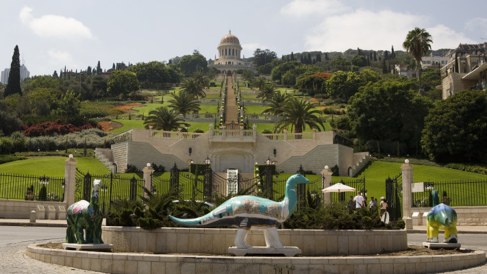 הגנים הבהאיים בחיפה (צילום: מתניה צוויג, פלאש 90)