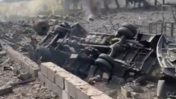 נזק בתקיפת צה''ל בבעלבכ