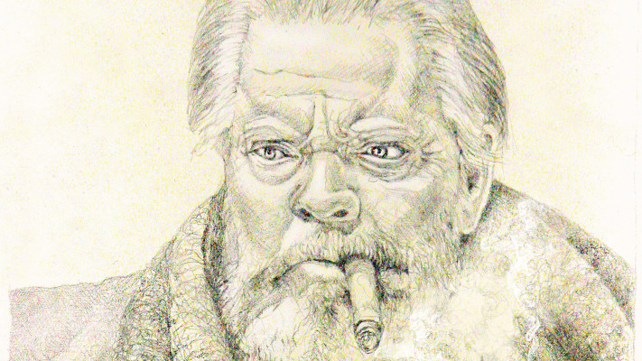 Orson Welles (צילום: איור: נעמי ליס־מיברג)