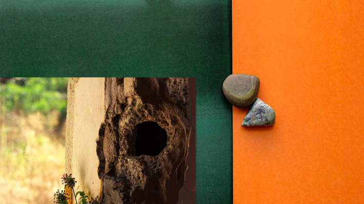 אחת מן היצירות בתערוכה