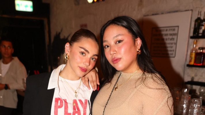 מאיה קיי וקייסי זפטה באירוע השקת אפליקציית Chik (צילום: לנס הפקות)