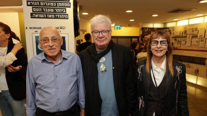 מיה דבש, אורי פינק ומוטי ששון&nbsp; (צילום: רפי דלויה)