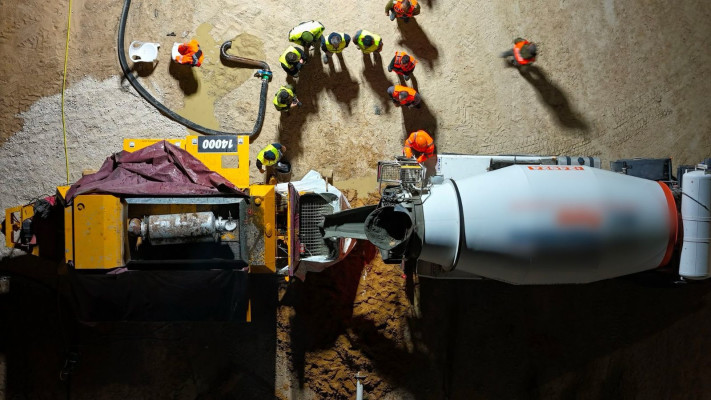 עבודות השמדת מנהרה בצפון רצועת עזה