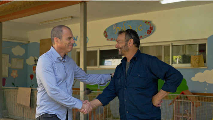 מיכה שרייר, טל שאול (צילום: שי רמוס)