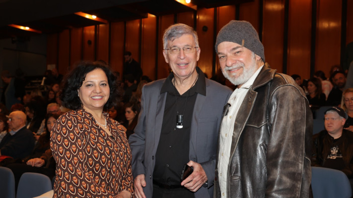 דני שטג, אבשלום קור, תרצה שקד (צילום: רפי דלויה)