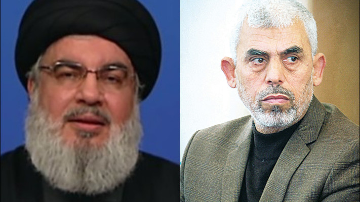 יחיא סינוואר, חסן נסראללה