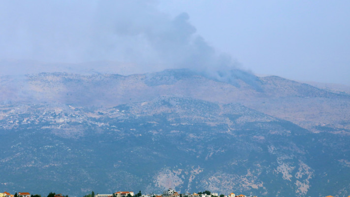תקיפה בחוות שבעא, לבנון (צילום: REUTERS/Karamallah Daher)
