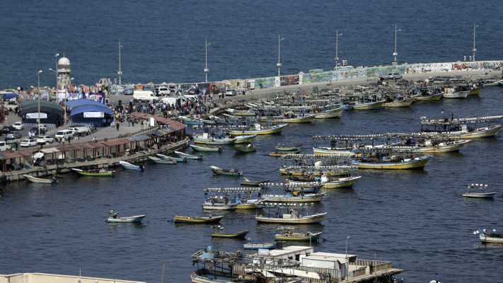 נמל עזה (צילום: AFP via Getty Images)