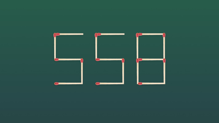 הזיזו רק גפרור אחד כדי לקבל את המספר הגבוה ביותר